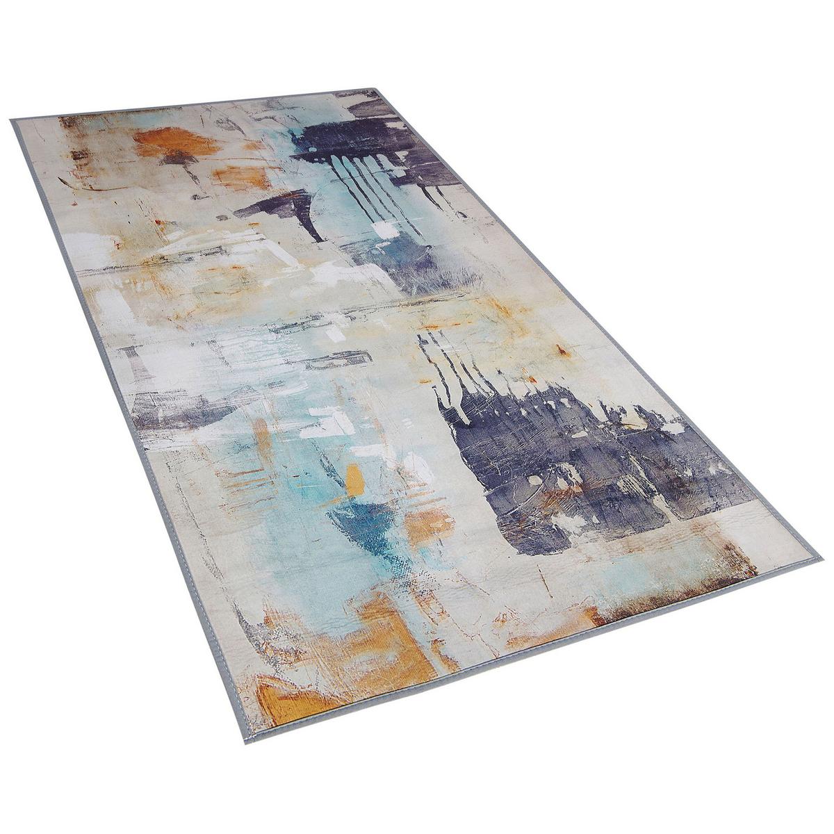 KURZFLOR-TEPPICH Adapazari 150/80 cm - Multicolor, Kunststoff (80/150cm) - Beliani