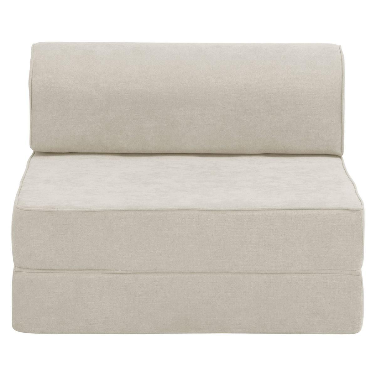 FALTSESSEL Katusha Flachgewebe beige - Beige, Kunststoff (80/57/80cm) - 58aufmkessel