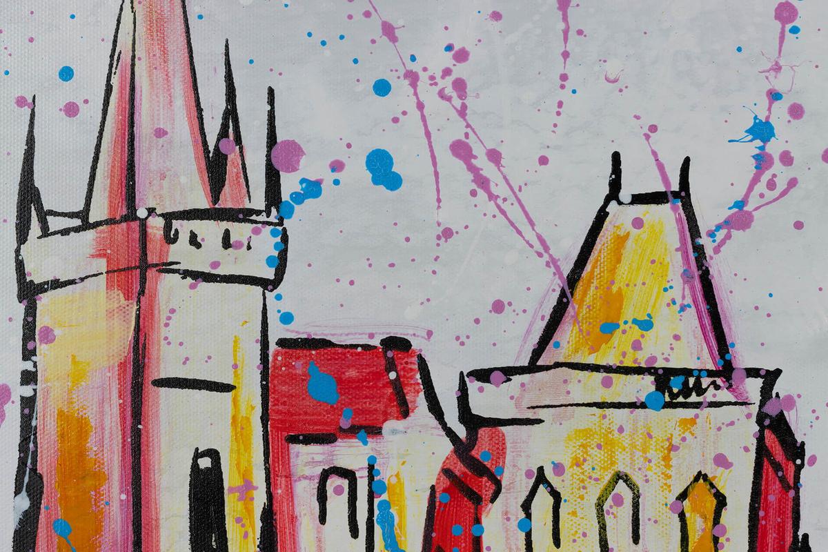 ACRYLBILD HANDGEMALT 120/60 cm - Grau, Holz/Textil (120/60cm) - KUNSTLOFT