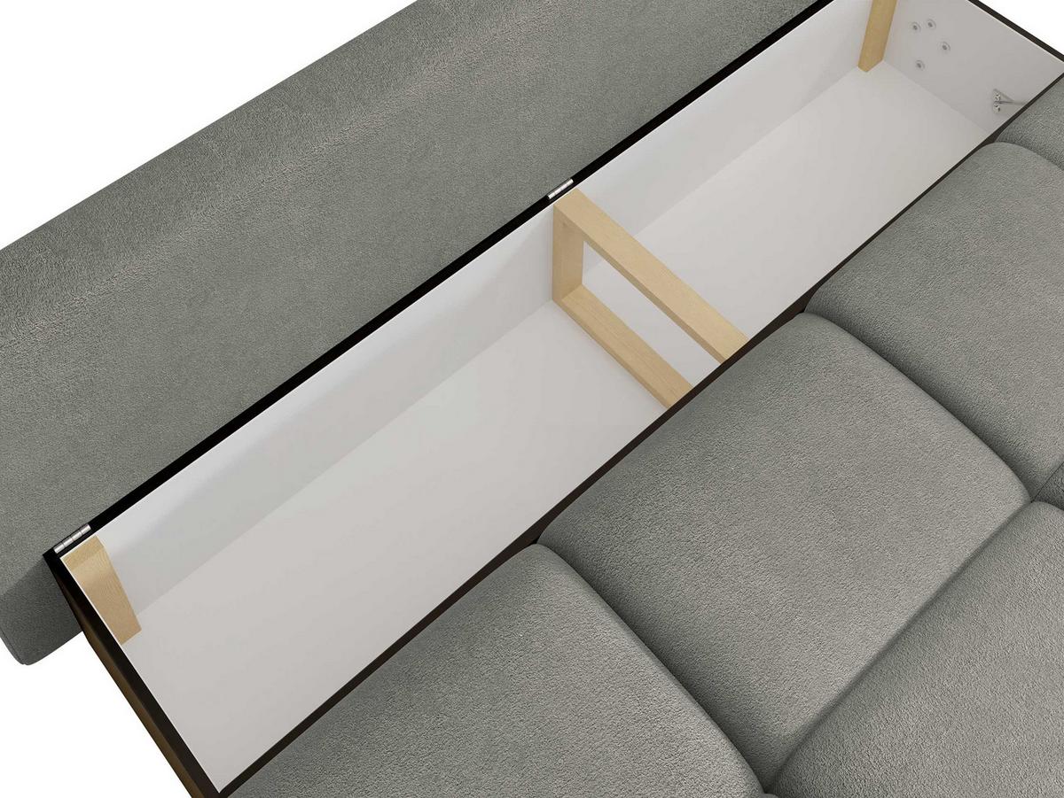 SCHLAFSOFA Honey Mini - Schwarz/Bronzefarben, Holz/Kunststoff (195/104/90cm) - MIRJAN24