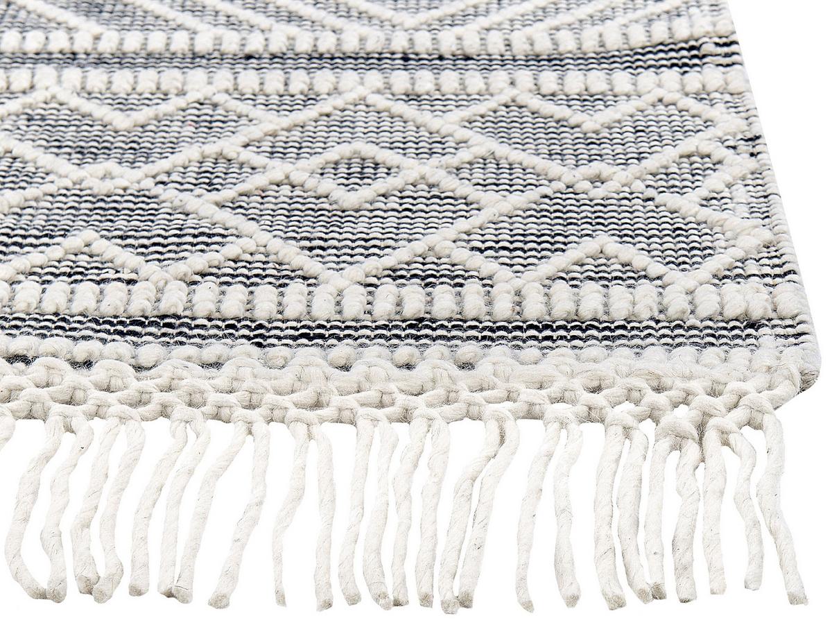 KURZFLOR-TEPPICH Toprakkale 230/160 cm - Grau, Textil (160/230cm) - Beliani