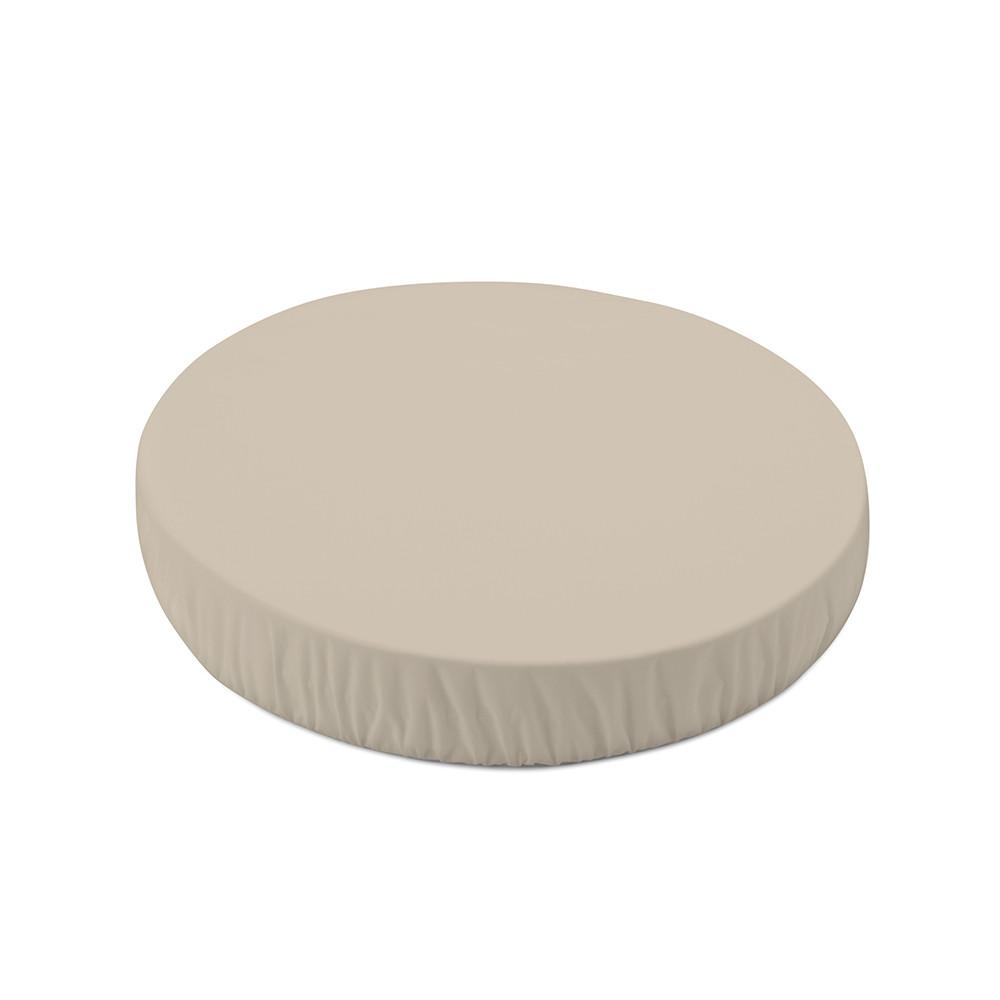 BABY Spannbettlaken für Babybett Oval 7in1 - Cappuccino, Textil (73/73cm) - waldin
