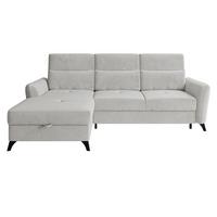 ECKSOFA Talia, Seite: Links LC-2R - Hellgrau/Schwarz, Holz/Kunststoff (238/167cm) - MIRJAN24
