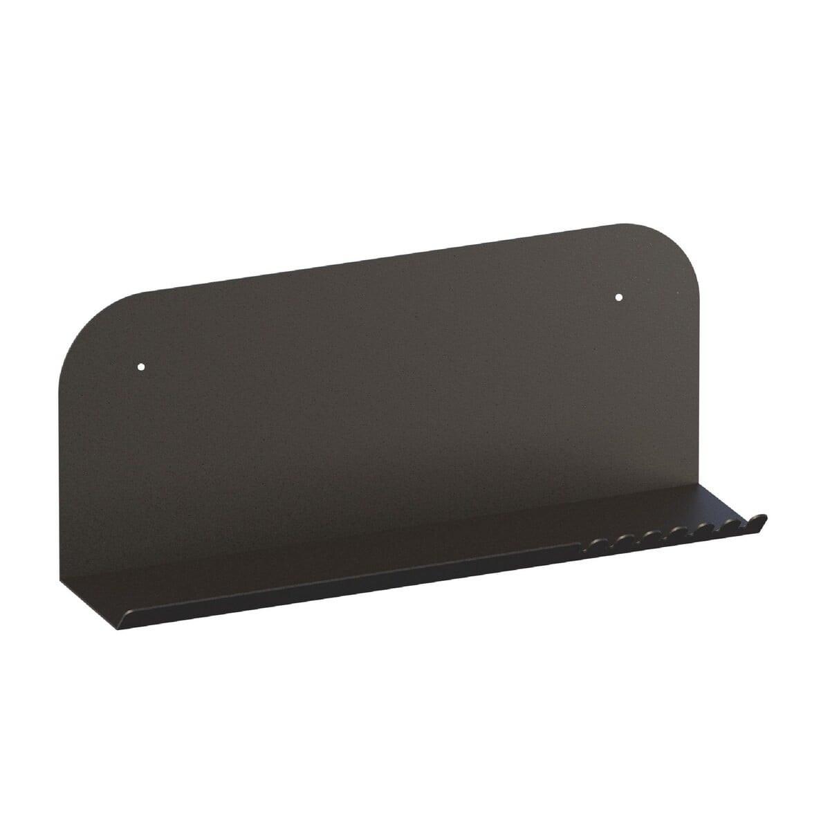 WANDREGAL aus metall 12/55/23 cm - Schwarz, Metall (12/23/25cm) - Calicosy
