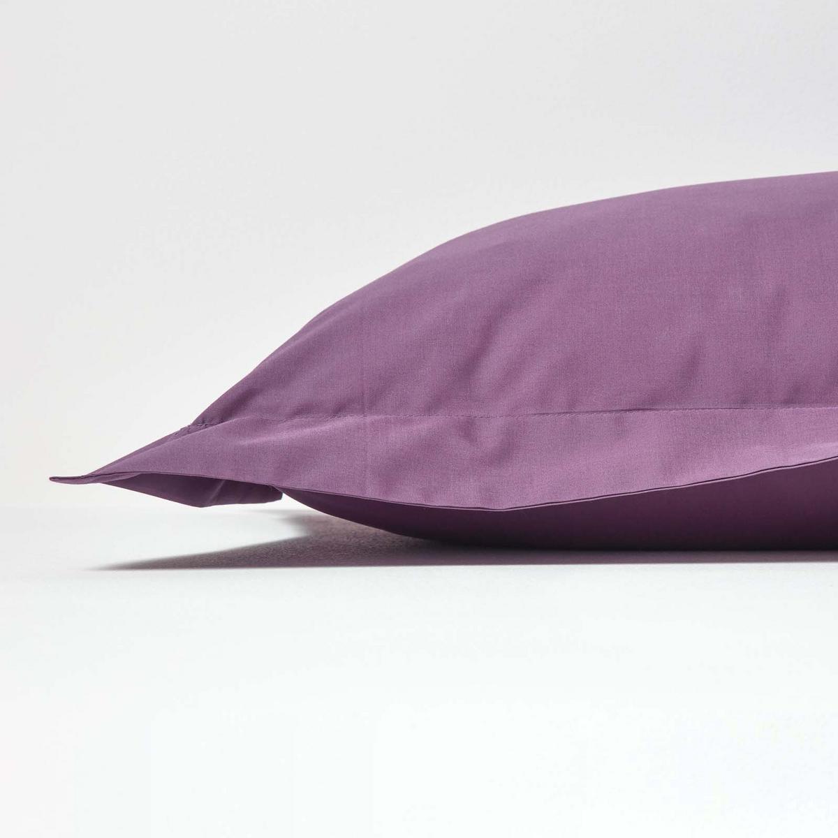 KISSENBEZUG Perkal mit Stehsaum, Fadendichte 200 - Lila, Textil (48/74cm) - Homescapes