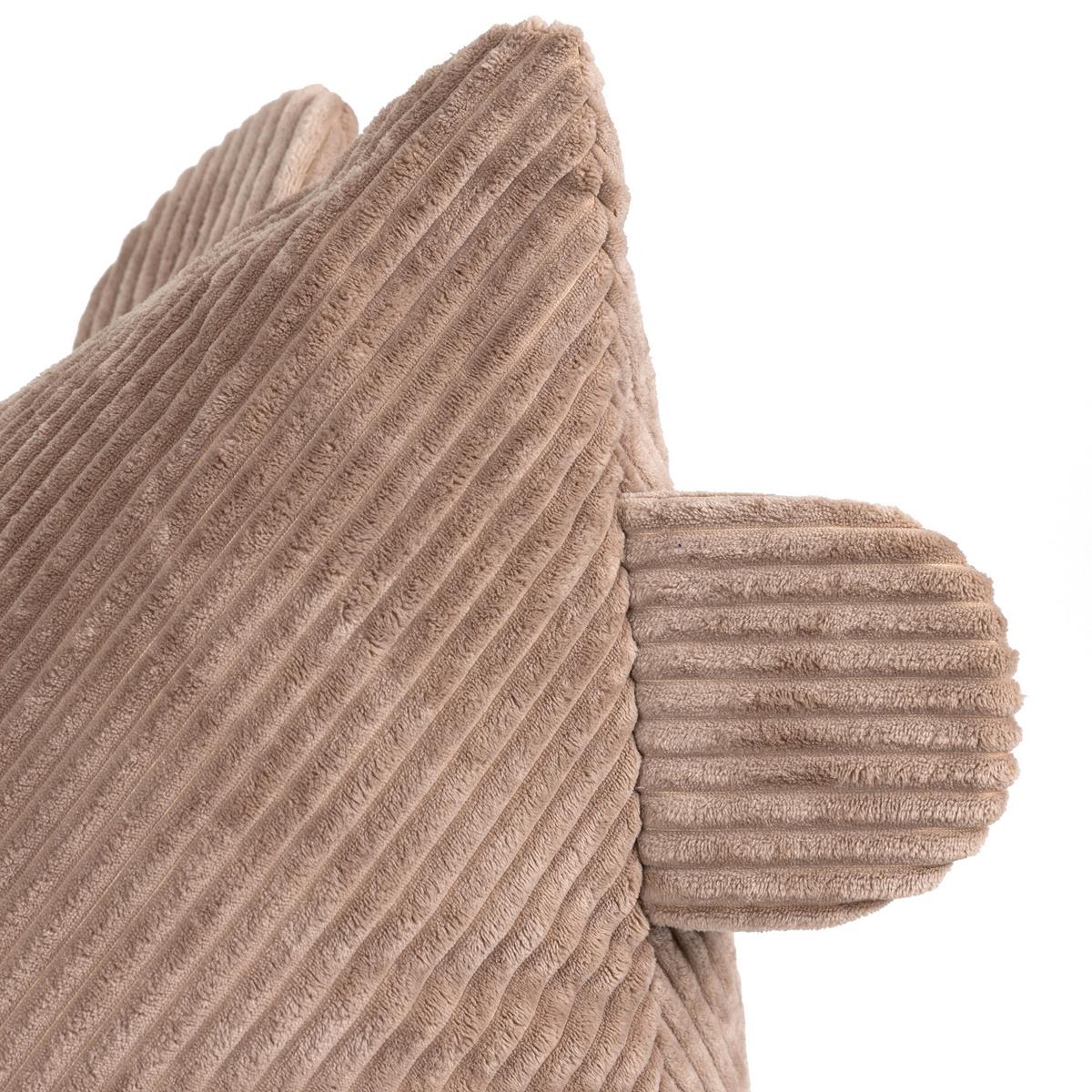 KINDERSITZSACK mit Kissen Bär Cord - Braun, Textil (72/66/102cm) - icon