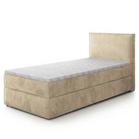 BOXBETT PELLIO 80x200 cm mit Matratze und Topper - Creme - Creme, Holz (80/200cm) - MASSENO
