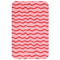 WC-VORLEGER Verspielt - Muster - Rot WC Teppich 50x80 cm - Rosa, Textil (50/1cm) - OnlyWow