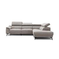 ECKSOFA FIERO 5-Sitzer mit 1 Relaxfunktion, taupe - Taupe, Holzwerkstoff/Textil (290/228cm) - Wozimo