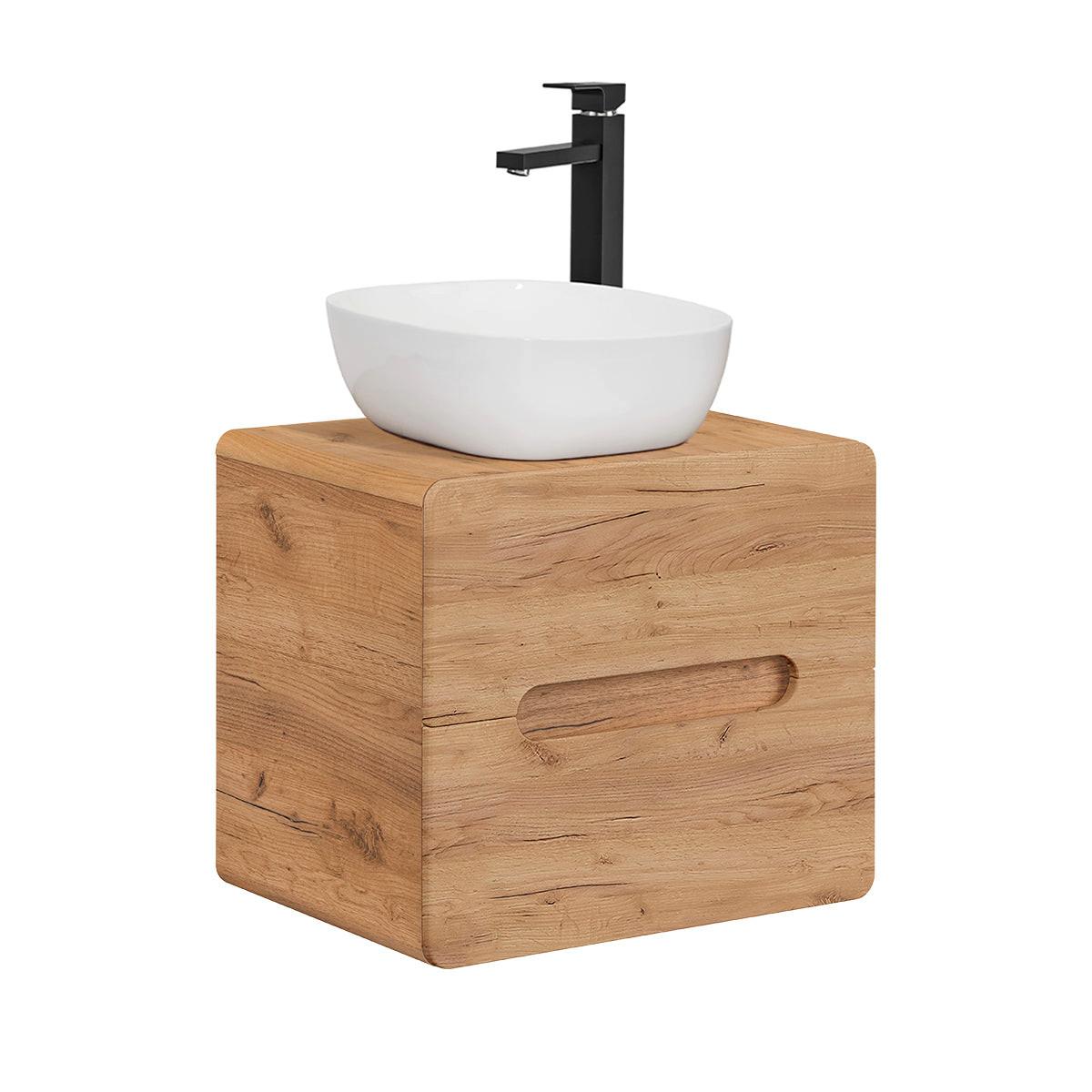 BADMÖBEL 60cm Arun 2er-Set Holz - Braun, Holzwerkstoff (60/53/46cm) - Petits-meubles