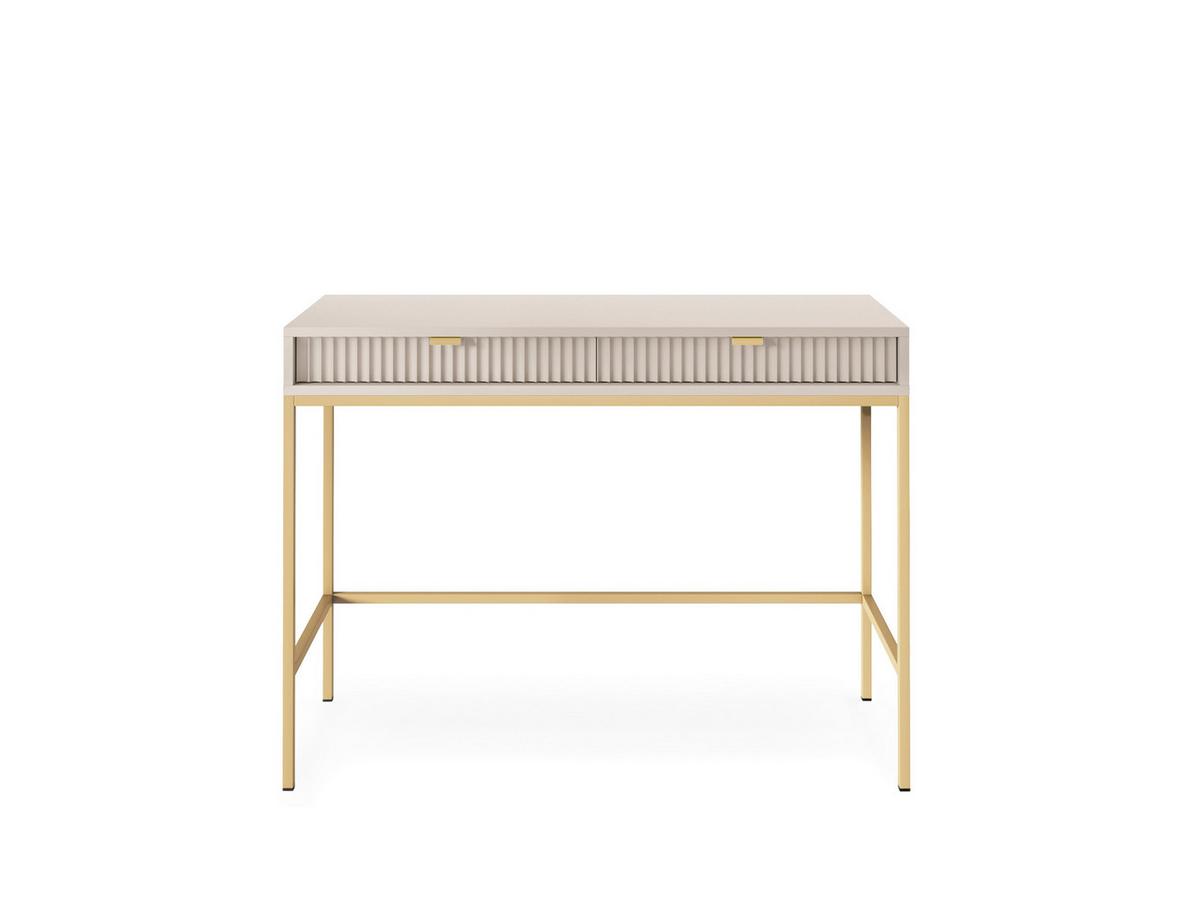 KONSOLENTISCH STELLARE 104/78/50 cm mit Schubladen, Kaschmir - Kaschmir, Holzwerkstoff (50/104/78cm) - MASSENO