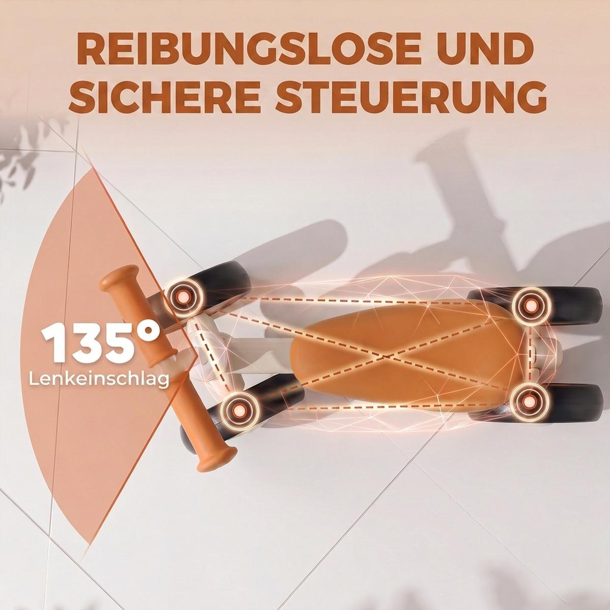 KINDERLAUFRAD Aluminiumlegierung EVA Cremeweiß - Creme, Metall (57/28.5/40cm) - AIYAPLAY