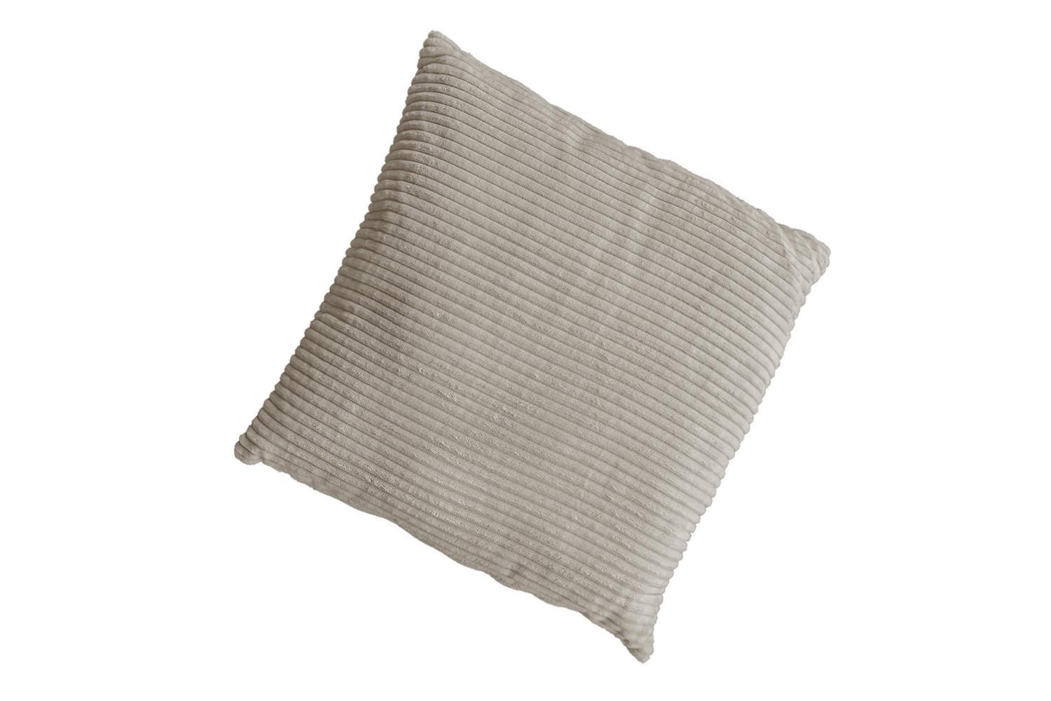 SPITZKISSEN MADELINE Cremeweiß Cord - Creme, Textil (50/14cm) - KAWOLA