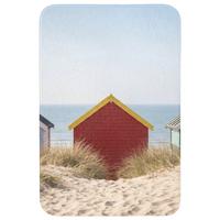 BADEMATTE Strand - Ferienhäuser - Farbenfroh - Dünen 60x90 cm - Multicolor, Textil (60/90cm) - OnlyWow