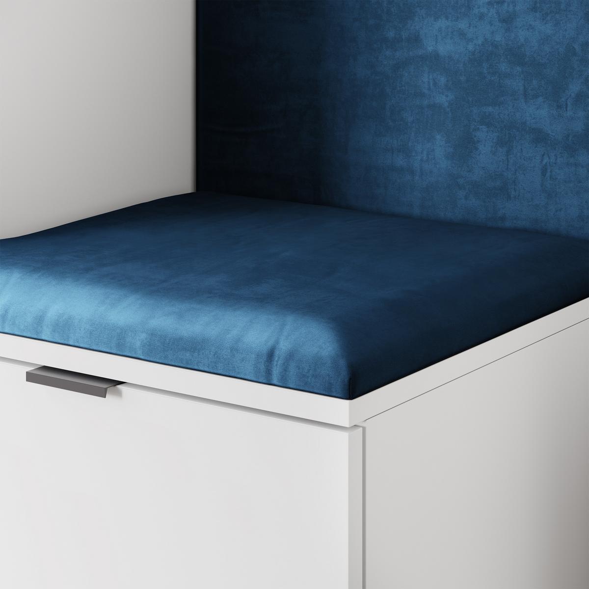 GARDEROBENSCHRANK VIRA 95/181/51 cm Modern Garderobe-Set Eiche Wotan - Blau/Eiche Wotan, Holzwerkstoff (95/181/51cm) - MASSENO