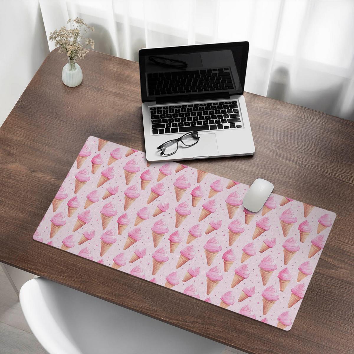 SCHREIBTISCHUNTERLAGE 90x45 cm Rosa - Hellrosa, Kunststoff (90/45/1.6cm) - Wallfluent