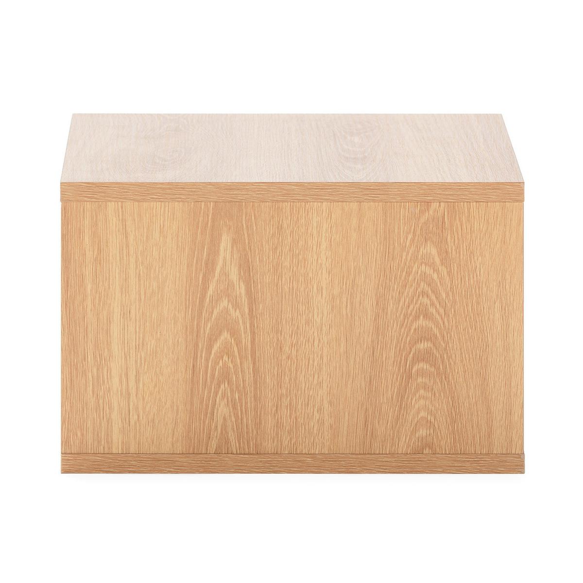 SCHWEBENDER NACHTTISCH Tori Eichenfarbe - Honigeiche, Holzwerkstoff (40/22/35cm) - VS Venta-stock
