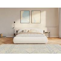POLSTERBETT Shels Low Creme 160x200 cm - Creme/Schwarz, Kunststoff/Textil (160/200cm) - Selsey