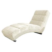 RELAXLIEGE Holiday Cord Bis - Chromfarben/Creme, Holz/Textil (62/84/180cm) - MIRJAN24