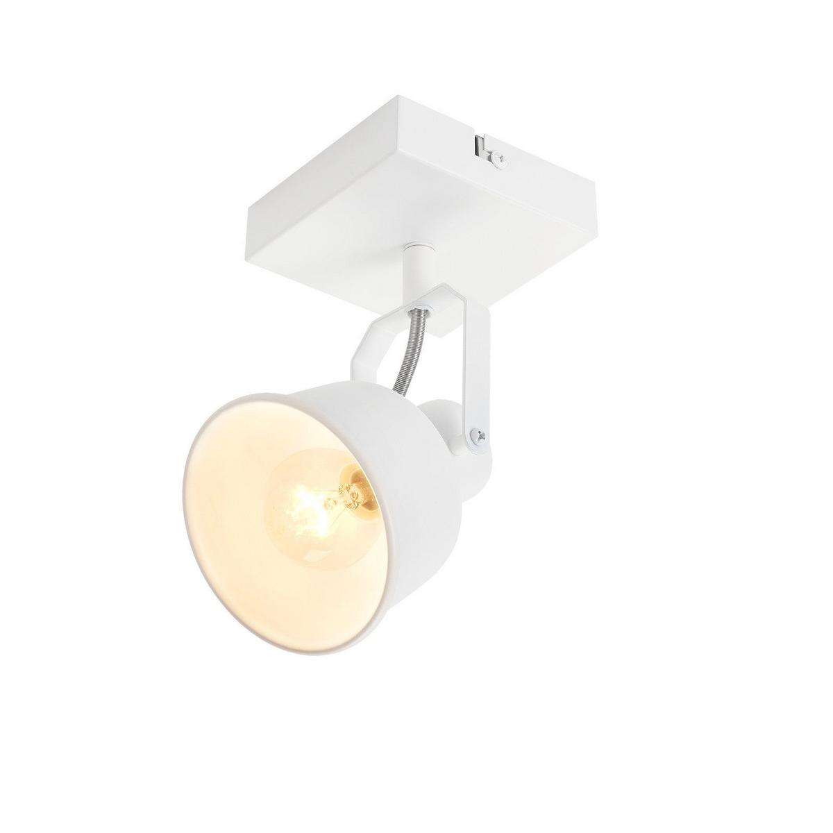 DECKENSTRAHLER Dennis 4-flammig 64/19/14cm - Weiß, Metall (14/14/17cm) - Nettlife