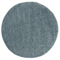 HOCHFLOR LANGFLOR SHAGGY TEPPICH FLUFFY RUND - Blau, Textil (200/200cm) - Pergamon