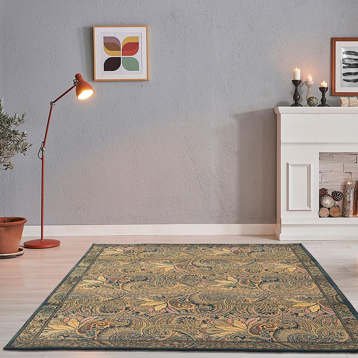 WEBTEPPICH Gabiro 739 240x340 cm - Goldfarben, Textil (240/340cm) - THEKO
