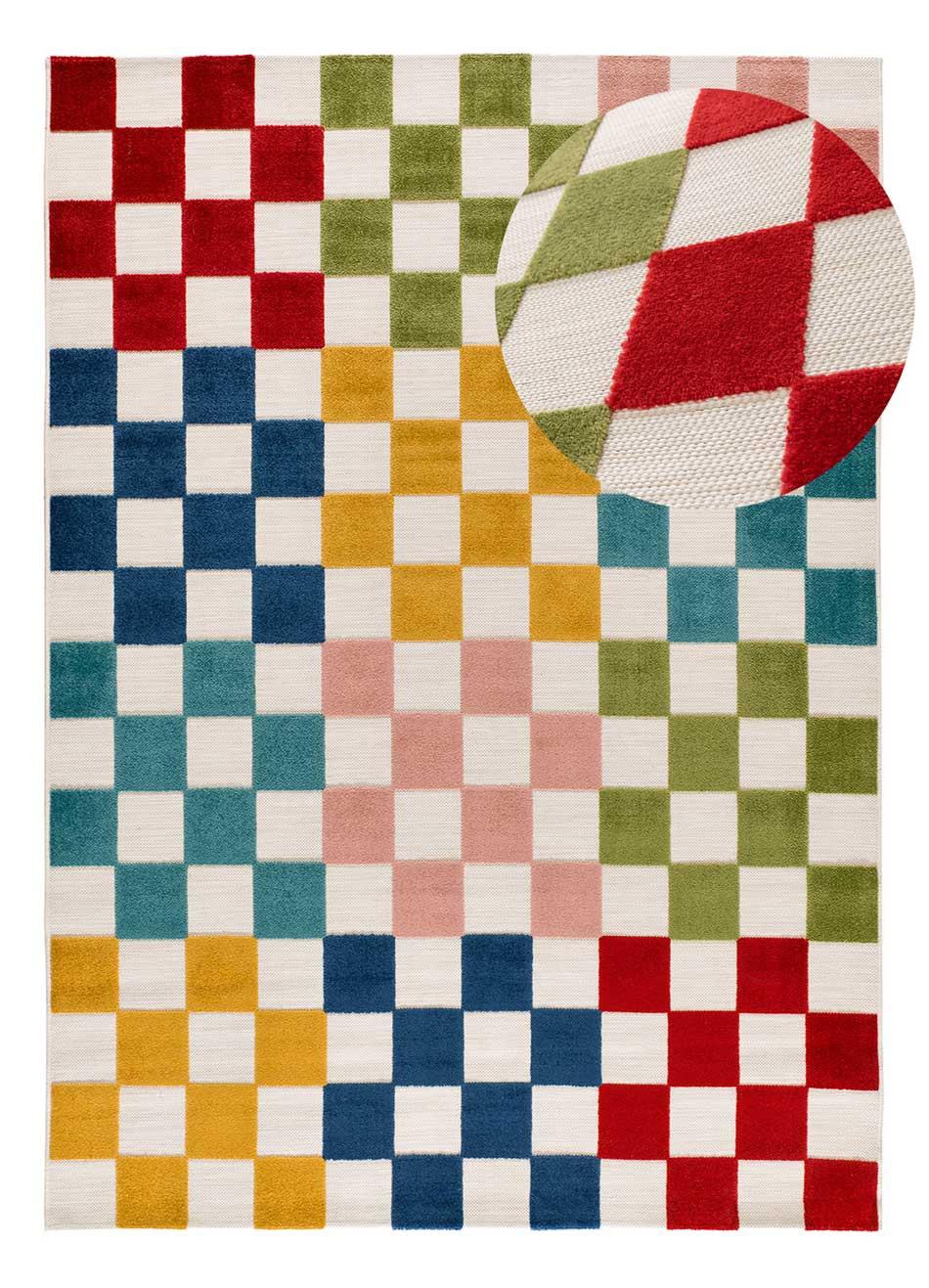 OUTDOORTEPPICH Mehrfarbiger Mila 80/150 cm - Multicolor, Textil (80/150cm) - Atticgo