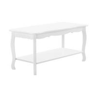 COUCHTISCH Pearl 40/88/42 - Weiß, Holzwerkstoff (88/40/42cm) - [en.casa]