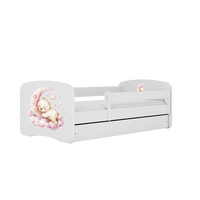 KINDERBETT schlafen mit Schublade und Matratze 160/80 - Weiß, Holzwerkstoff (80/160cm) - RAUMHIRSCH FURNITURE