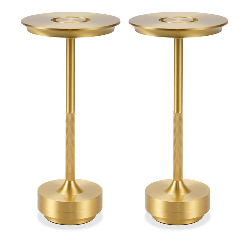 LED-TISCHLEUCHTE BRIGITTE Ⅲ 27/13/13 cm(2er-set) - Goldfarben, Metall (27/13/13cm) - Nettlife