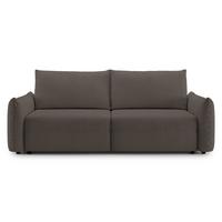 SCHLAFSOFA Theolla Braun - Schwarz/Braun, Textil/Metall (248/97/111cm) - Selsey