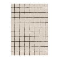 KURZFLORTEPPICH Weiß / Schwarz Touza 200/290 cm - Schwarz/Weiß, Textil (200/290cm) - Atticgo
