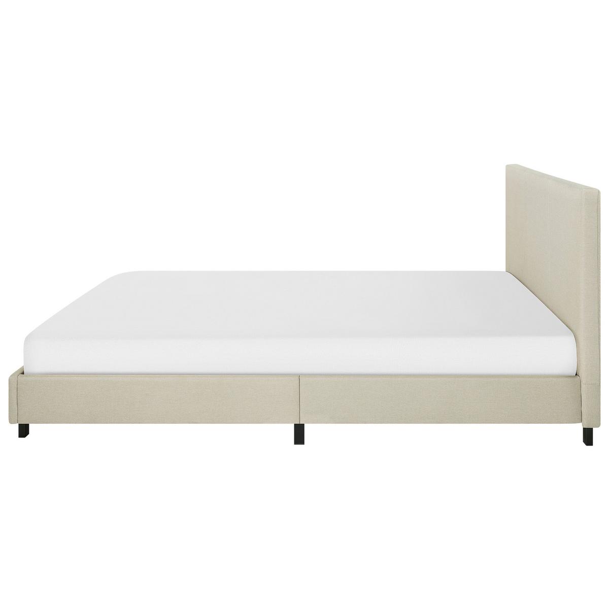 POLSTERBETT 180/200 cm Beige Albi - Beige, Textil (180/200cm) - Beliani