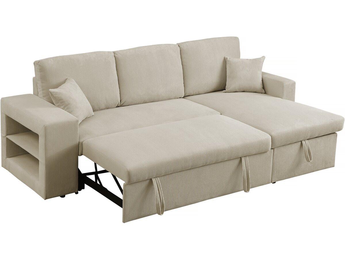 ECKSOFA axel beige - Beige, Textil (146/233cm) - Habitat Garten