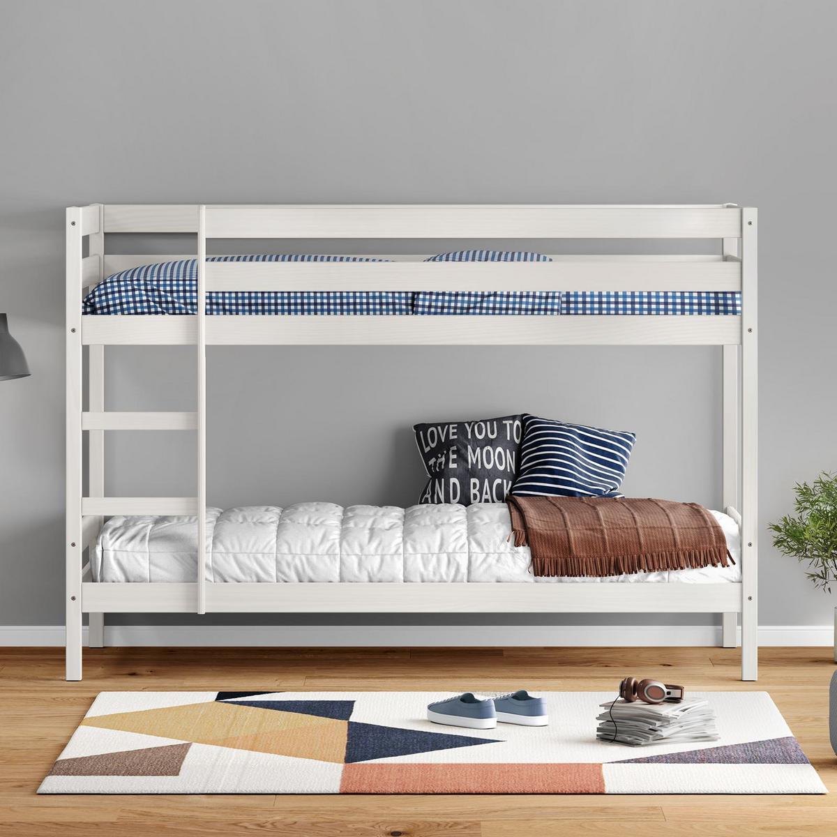 ETAGENBETT FELIX 90X200 CM - Weiß, Holz (97/140/206cm) - IDIMEX