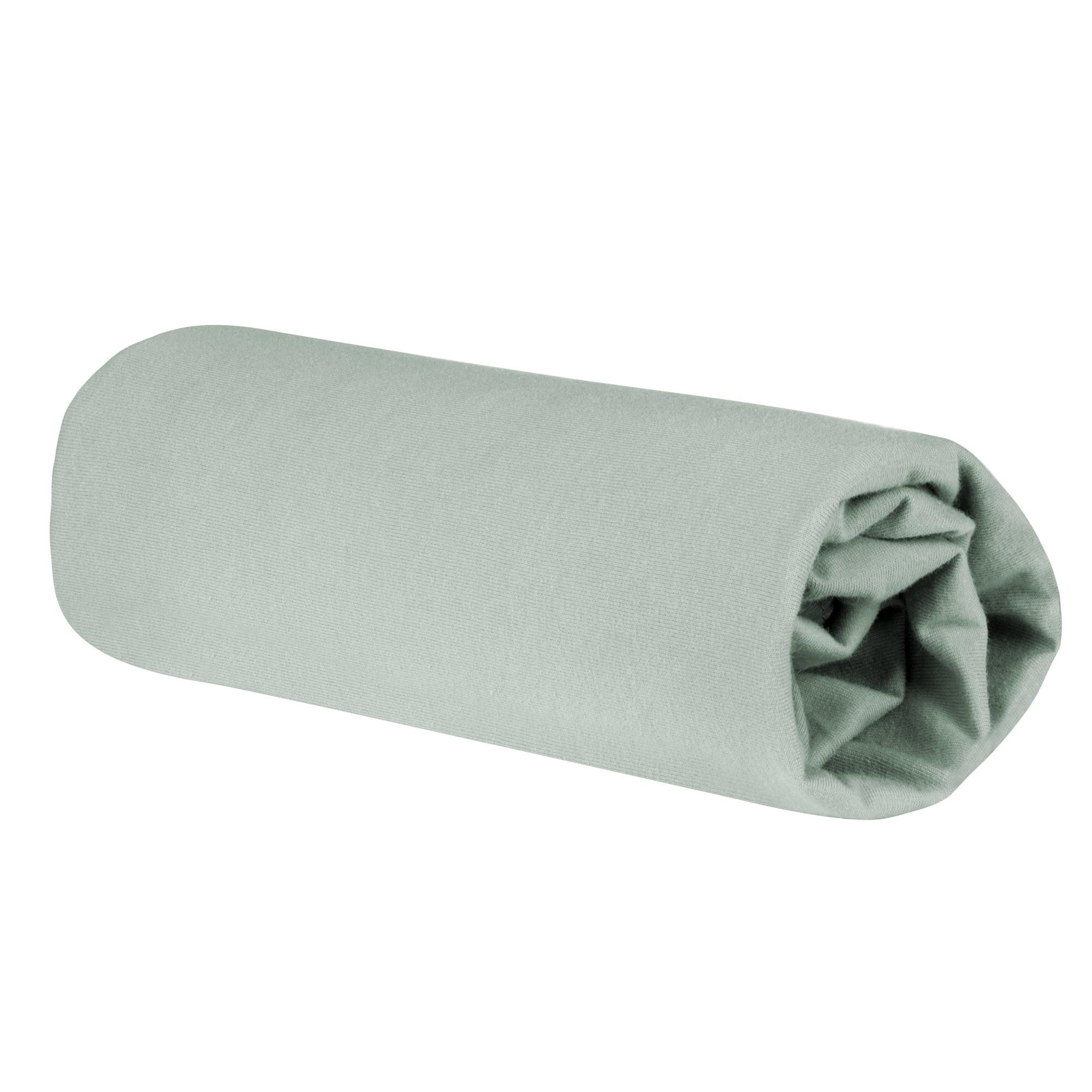 SPANNBETTLAKEN 60 x 120 – 70 x 140 cm - Hellgrün, Textil (70/140cm) - Roba