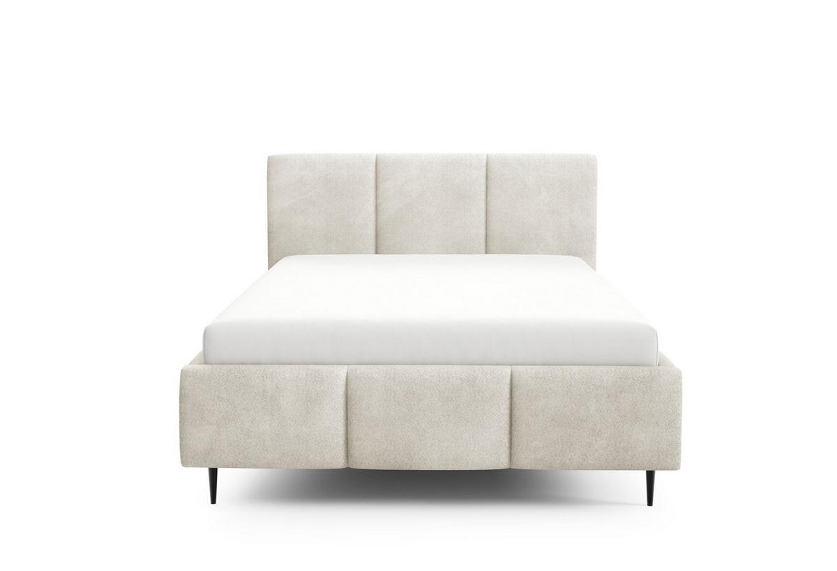 POLSTERBETT Miami - Beige, Holzwerkstoff/Textil (160/200cm) - Fun Möbel