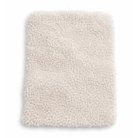 SITZAUFLAGE Lammfell Patchwork natur vernäht weich 37x37 cm Beige Eckig - Beige, Fell (37/37cm) - Provellus