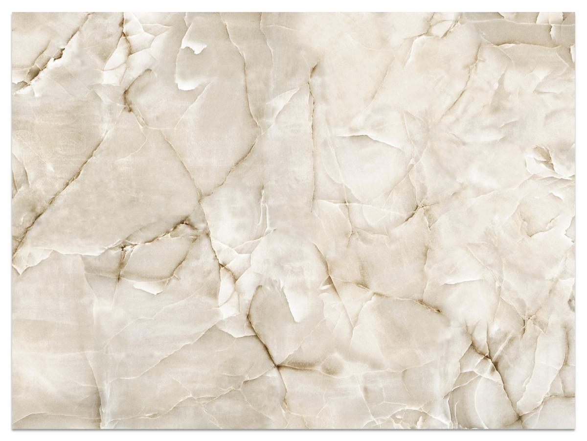 FOTOTAPETE für Wohnzimmer Beige Marmor Muster Stein 250x175 - Beige, Papier (250/175cm) - Muralo