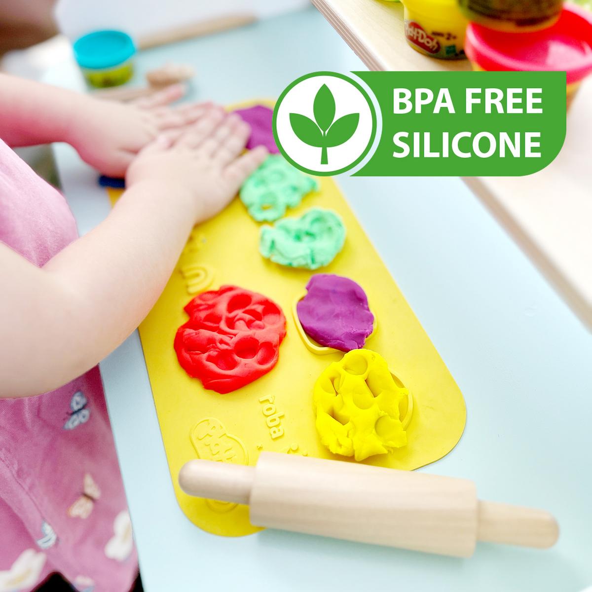 KINDERSITZGRUPPE roba x Play-Doh - Weiß, Holz (50/51/60cm) - Roba