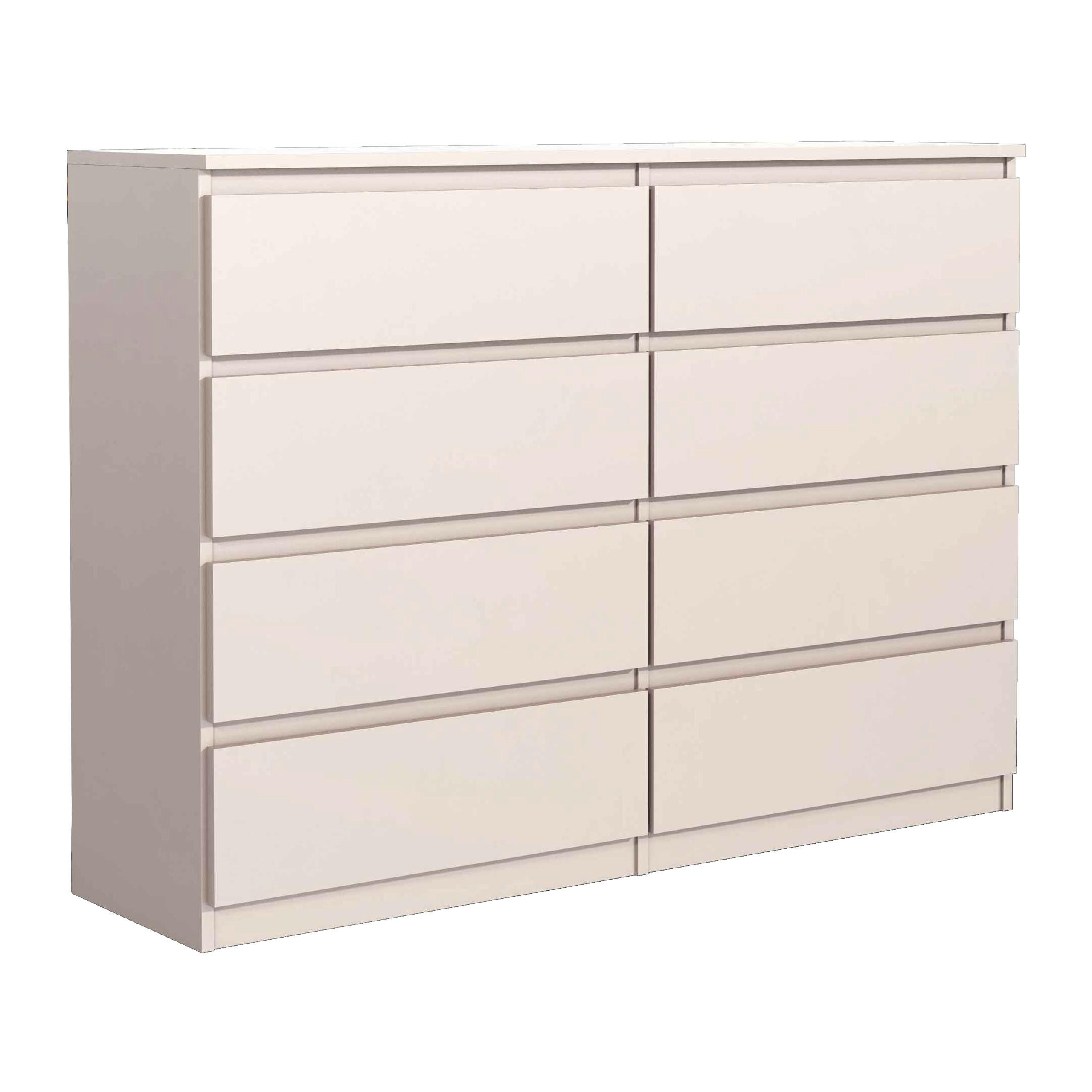 KOMMODE NUDO 138,5/101,5/39cm mit 8 Schubladen Türen Kaschmir - Kaschmir, Holzwerkstoff (138.5/101.5/39cm) - MASSENO