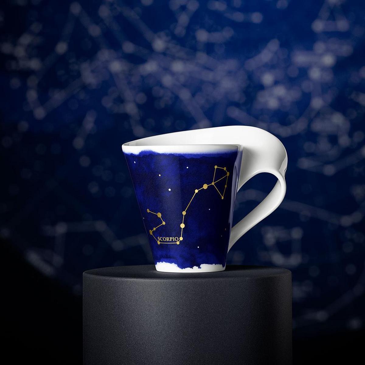 TASSE SKORPION NewWave Stars weiß-blau 300 ml - Blau/Weiß, Keramik (0.3L) - Villeroy & Boch