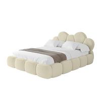 POLSTERBETT mit Bettkasten und Lattenrost, Boxbett ohne Matratze - LANA 180x200 Beige - Taupe, Holzwerkstoff/Textil (180/200cm) - ALTDECOR
