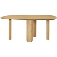 ESSTISCH Calnes Holzoptik Eiche Natur 180x90 cm - Beige, Holz/Holzwerkstoff (90/180/75cm) - Selsey