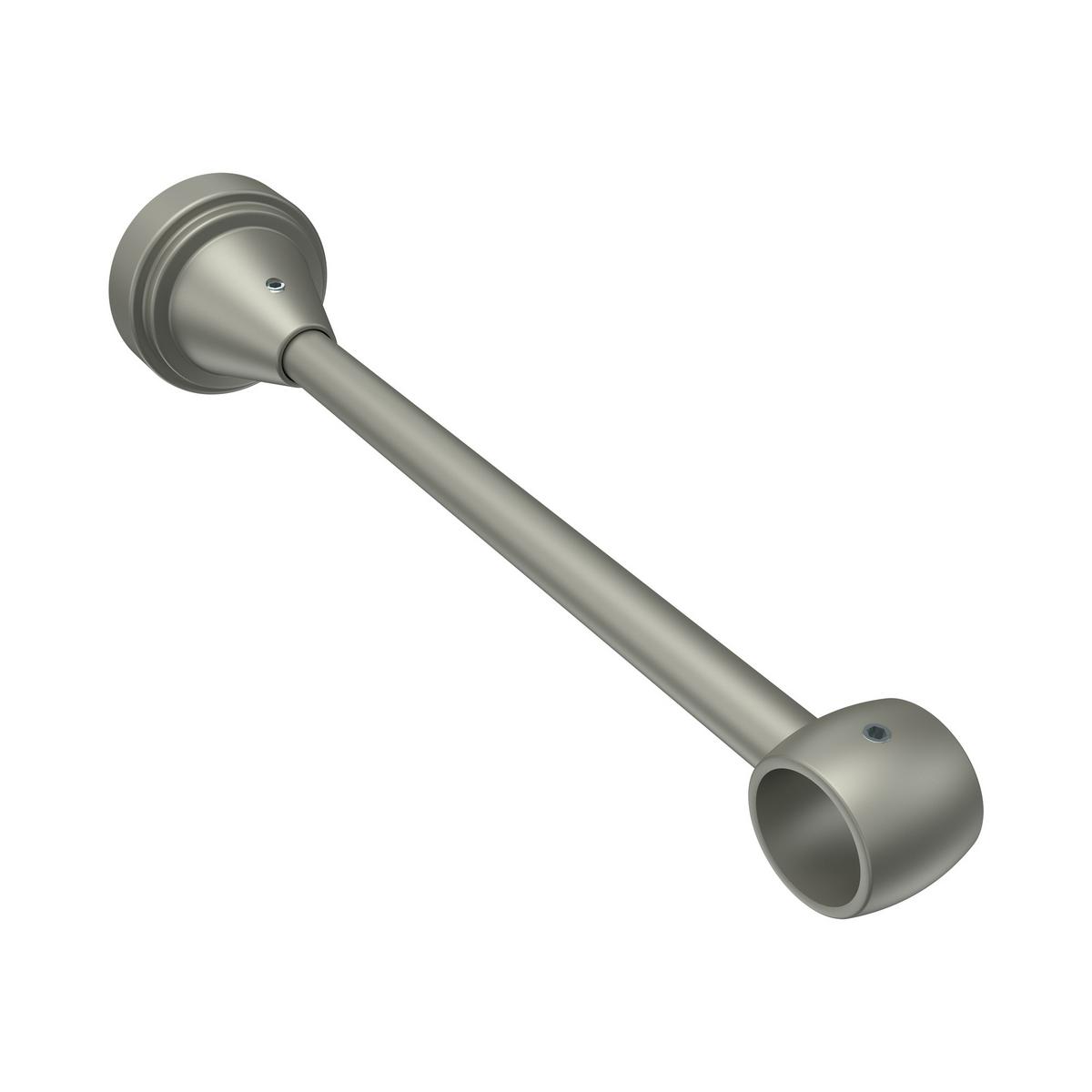 GARDINENSTANGE Primus Lucan 100 cm, 1-läufig, 16 mm Ø Chrom matt - Chromfarben/Nickelfarben, Metall (100cm) - INTERDECO