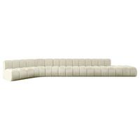 ECKSOFA modulares Sofa Brilo-L3 - 562x174x70 cm Beige - Beige, Holzwerkstoff/Textil (562/174cm) - ALTDECOR