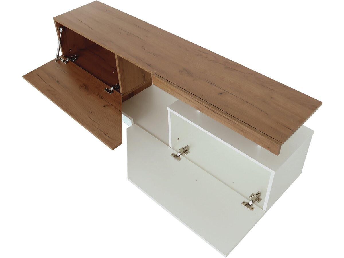 TV-MÖBEL ceelias Braun - Braun, Holz (46/35/160cm) - Habitat Garten