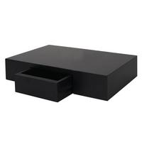 WANDREGAL Schwarz - Schwarz, Holz (40/8/25cm) - MCW