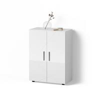 MIDISCHRANK Ronco Weiß Hochglanz 60 x 81 cm - Weiß Hochglanz, Holzwerkstoff (60/81/30cm) - Livinity®