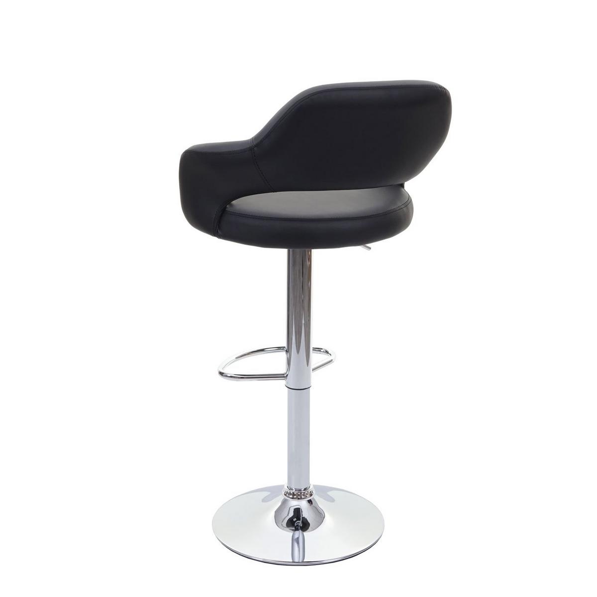 BARHOCKER Grau, Schwarz - Schwarz/Grau, Textil (51/105/55cm) - MCW